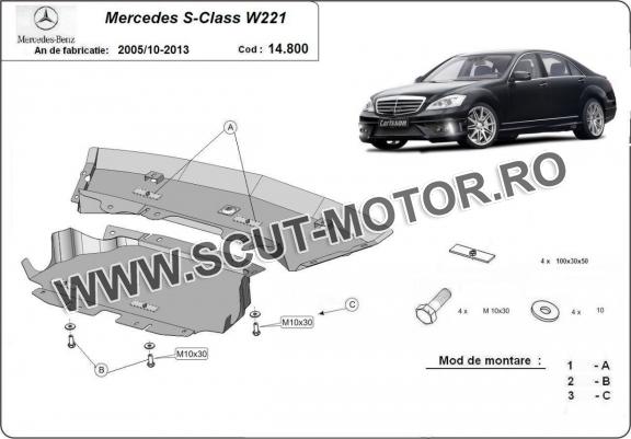Scut motor Mercedes S-Class W221 - 4x2