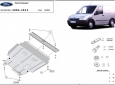 Scut motor Ford Transit Connect 1