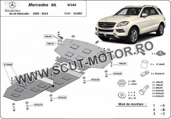 Scut Motor Mercedes ML W164