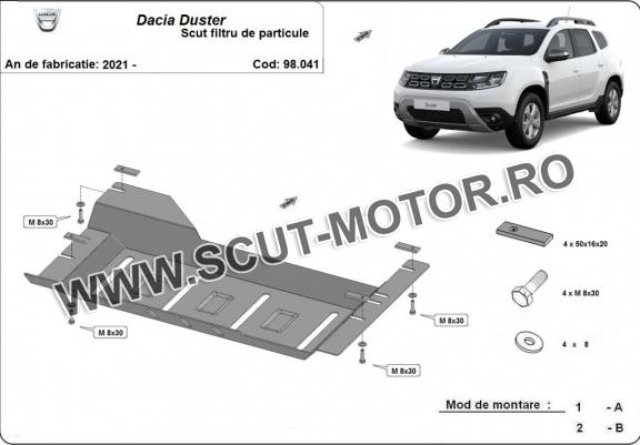 Scut filtru particule Dacia Duster