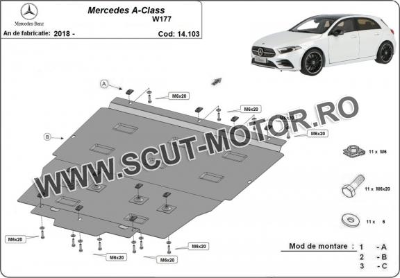 Scut motor Mercedes A-Class W117