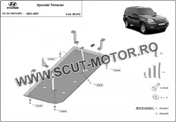 Scut rezervor Hyundai Terracan
