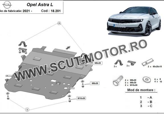Scut motor Opel Astra L