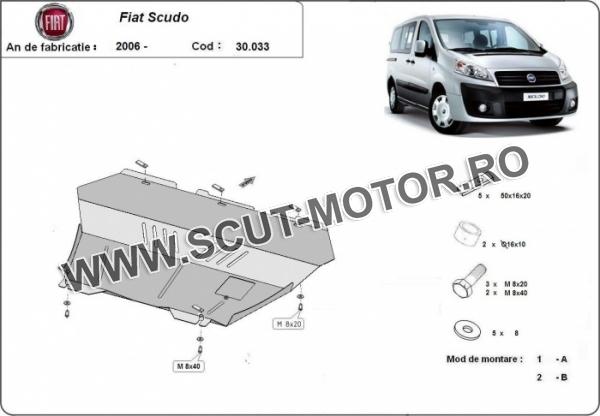 Scut motor și cutie de viteză Fiat Scudo 1