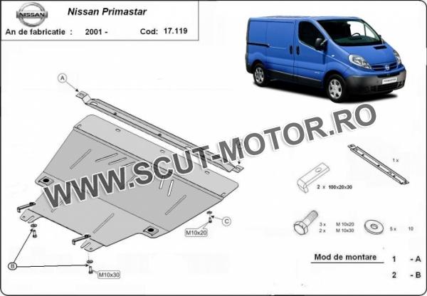 Scut motor Nissan Primastar 1