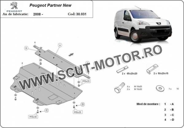 Scut motor Peugeot Partner Tepee 1