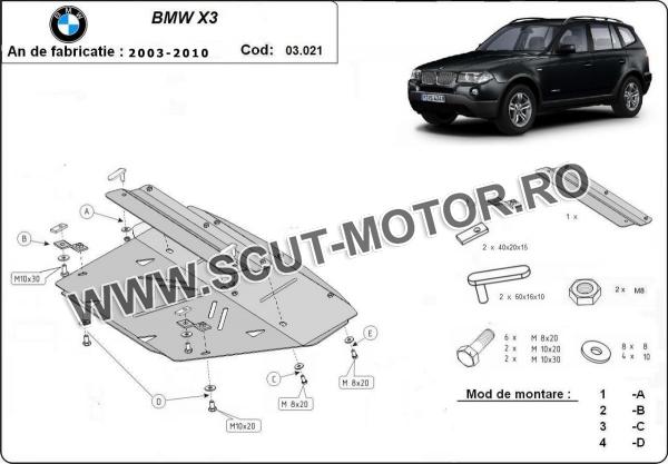 Scut radiator BMW X3 1