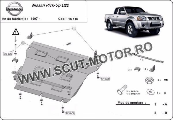 Scut motor Nissan Pick Up (D22) 1