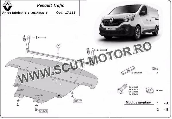 Scut Motor Renault Trafic dupa 2014 1