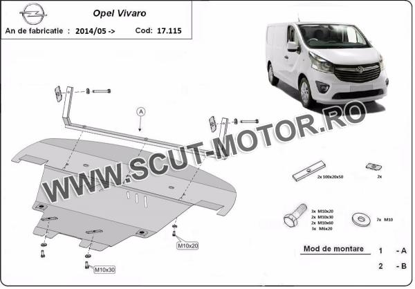 Scut Motor Opel Vivaro  1