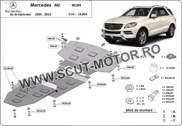 Scut Motor Mercedes ML W164 6