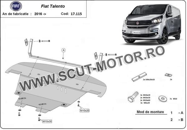 Scut motor Fiat Talento 1