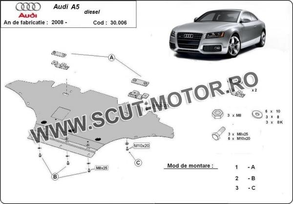 Scut motor Audi A5 - diesel 1