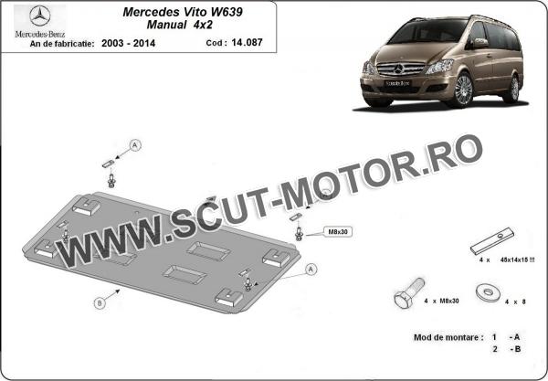 Scut motor metalic Mercedes Viano W639 - 2.2 D 4x2 1