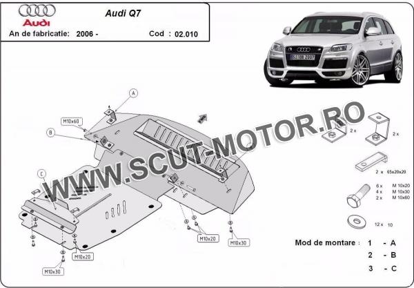 Scut motor Audi Q7 S-Line 1