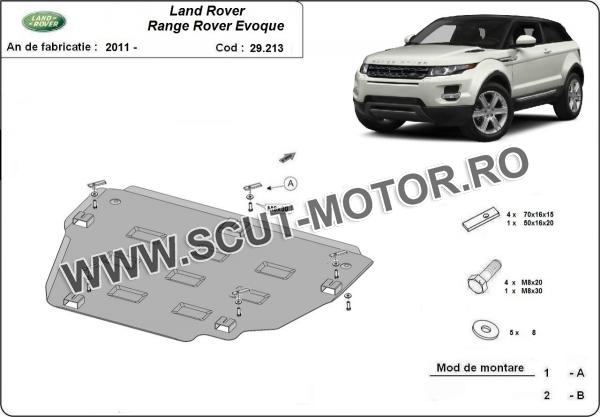 Scut motor metalic Range Rover Evoque 1