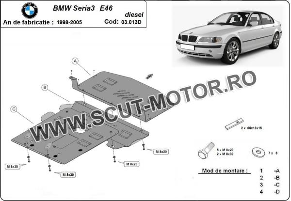 Scut motor BMW Seria 3 E46 - Diesel 1