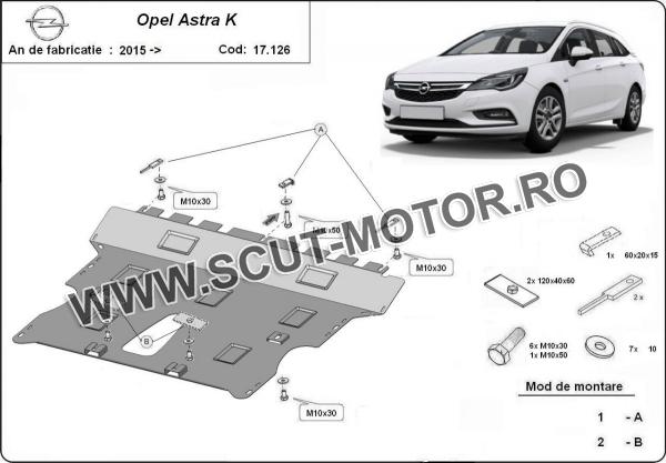 Scut motor Opel Astra K 1