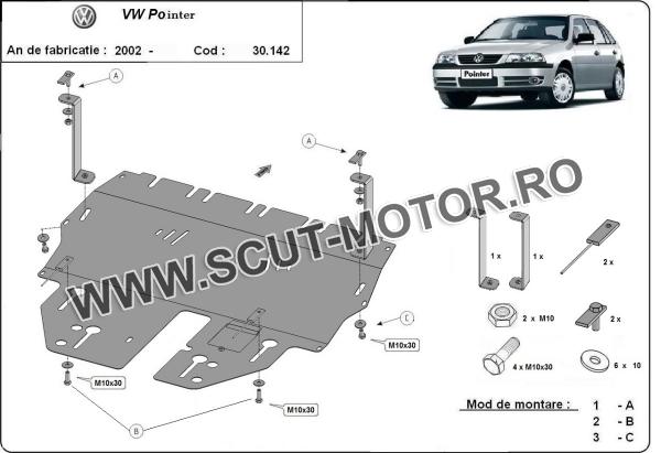 Scut motor Volkswagen Pointer 1