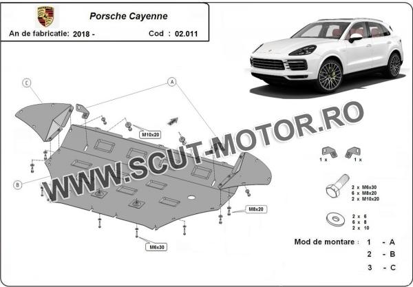 Scut motor Porsche Cayenne 1