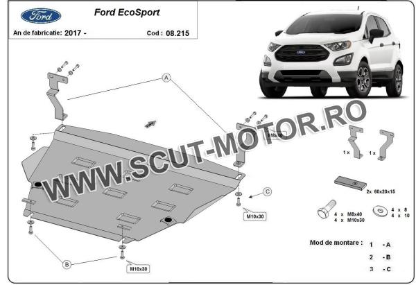 Scut motor și cutie de viteză Ford EcoSport 1