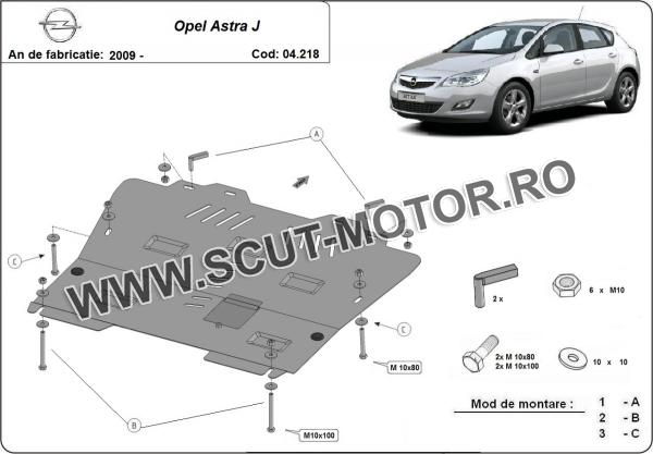 Scut motor Opel Astra J 1