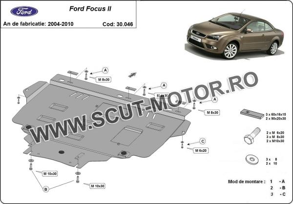 Scut motor Ford Focus 2 1