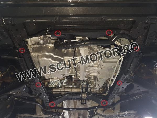 Scut motor metalic din aluminiu Dacia Logan 2 6