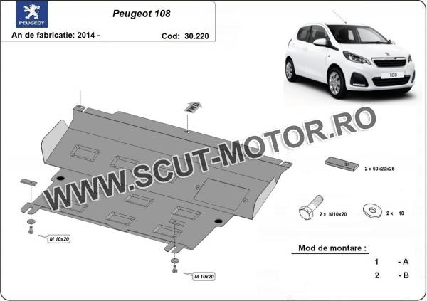 Scut motor Peugeot 108 1
