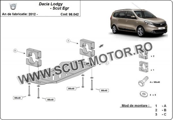 Scut Sistem Stop&GO, EGR Dacia Lodgy 1