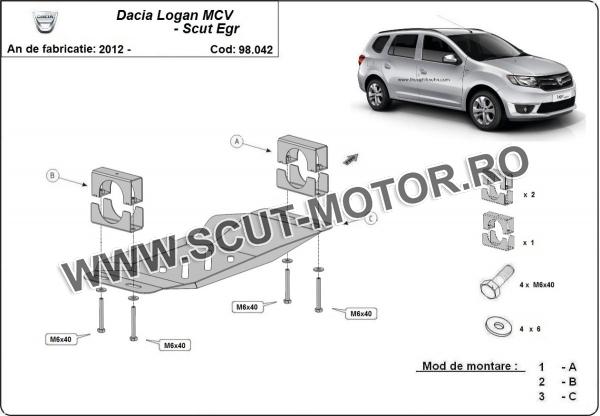 Scut Sistem Stop&GO, EGR Dacia Logan MCV 1