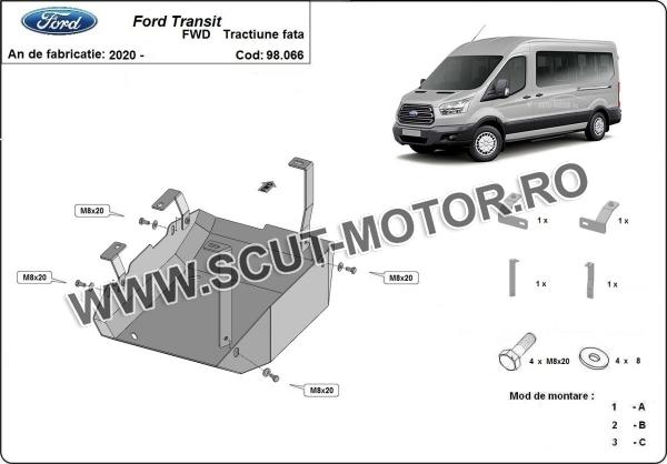 Scut rezervor AdBlue Ford Transit - Tractiune fata 7