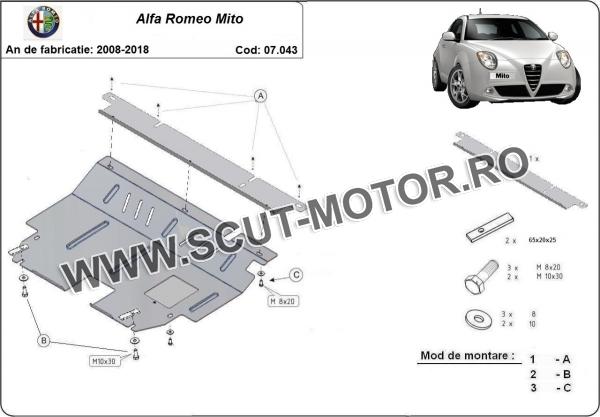 Scut motor Alfa Romeo Mito 1