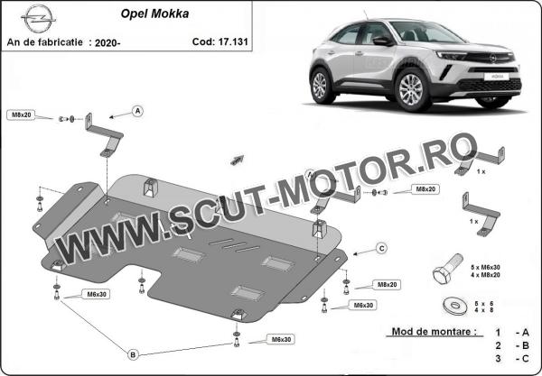 Scut motor Opel Mokka 1