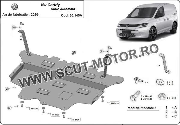 Scut motor VW Caddy - cutie de viteză automată 1