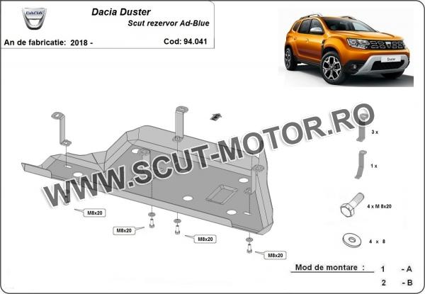 Scut rezervor AdBlue Dacia Duster 2