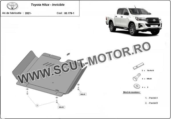 Scut cutie de viteză din aluminiu Toyota Hilux Invincible 3