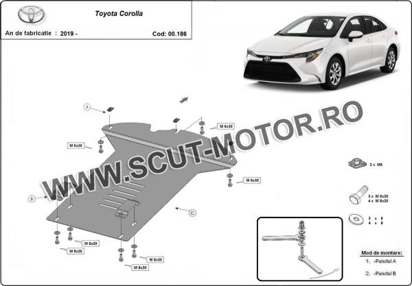 Scut antifurt catalizator pentru Toyota Corolla 3