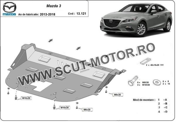 Scut motor Mazda 3 1