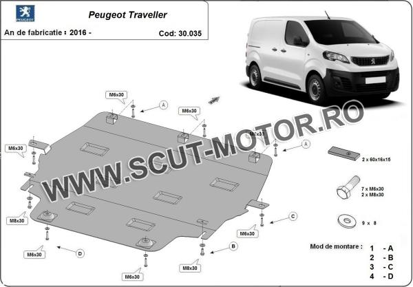 Scut motor Peugeot Traveller 2