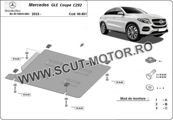 Scut cutie de viteză Mercedes GLE Coupe C292 1