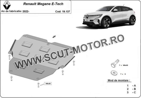 Scut motor Renault Megane E-Tech 1