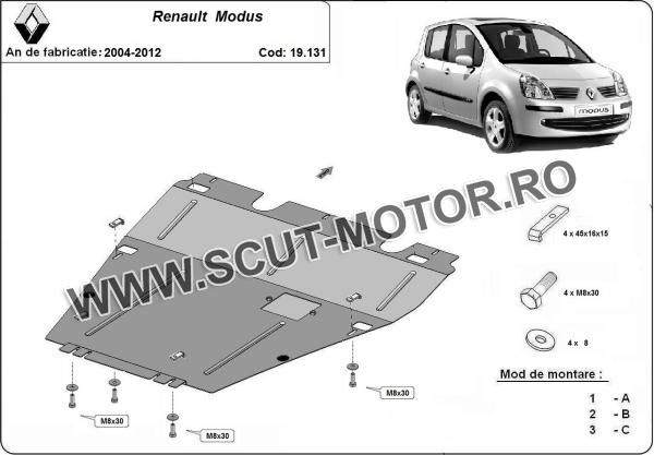 Scut motor Renault Modus 5
