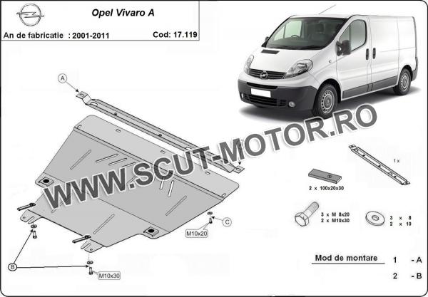 Scut motor Opel Vivaro 1