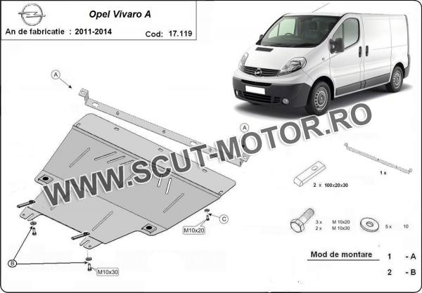 Scut motor Opel Vivaro (2011-2014) 7