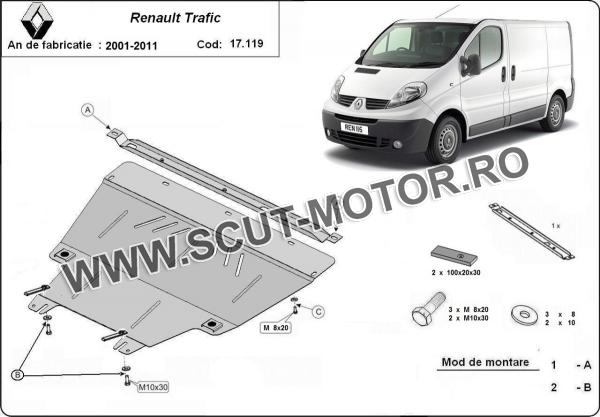 Scut motor Renault Trafic 1