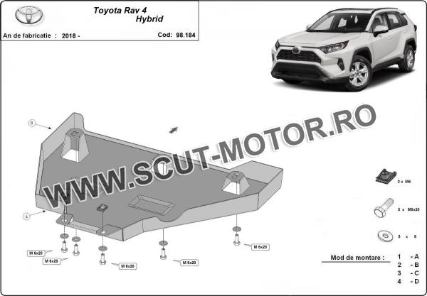 Scut Diferential spate Toyota Rav4 Hybrid 3