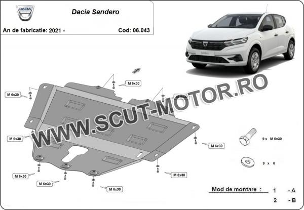 Scut motor Dacia Sandero 3