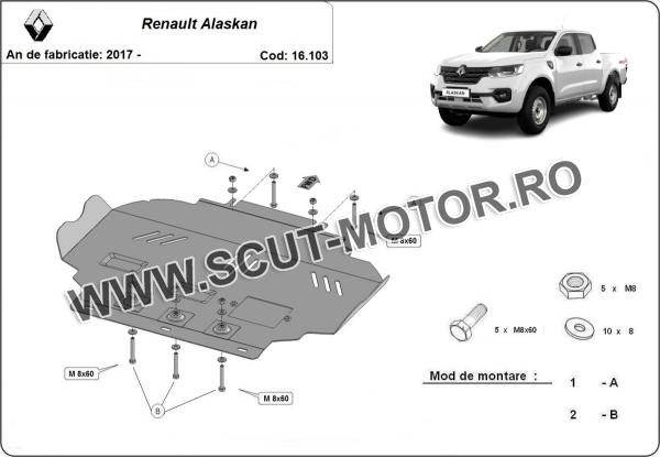 Scut motor Renault Alaskan 1