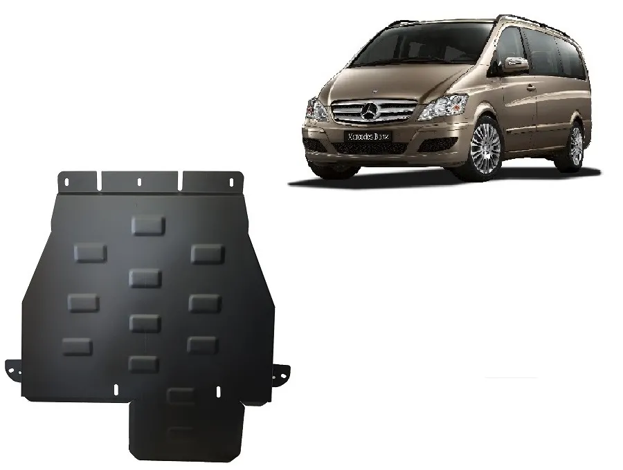 Scut metalic cutie de viteză și reductor Mercedes Viano W639, varianta 4x4 automată 2003-2014